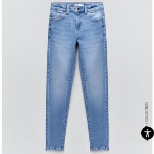 COPY - Zara basic Z1975 skinny denim blue jeans USA 8